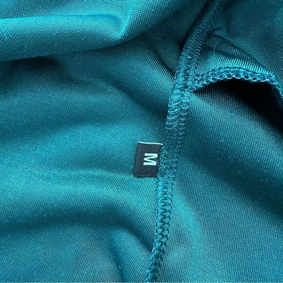 Sway Crushed Velvet Duster Kimono in Green Size Medium - Picture 7 of 7